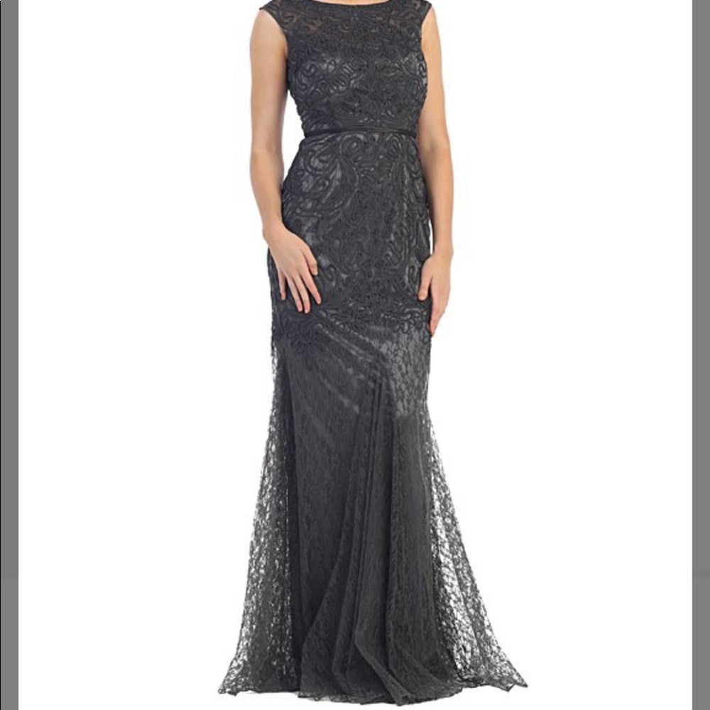 New formal charcoal dress